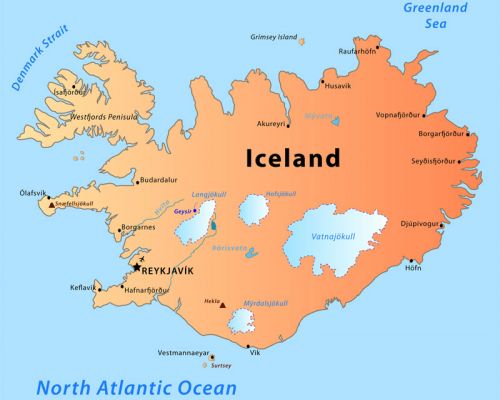 map iceland